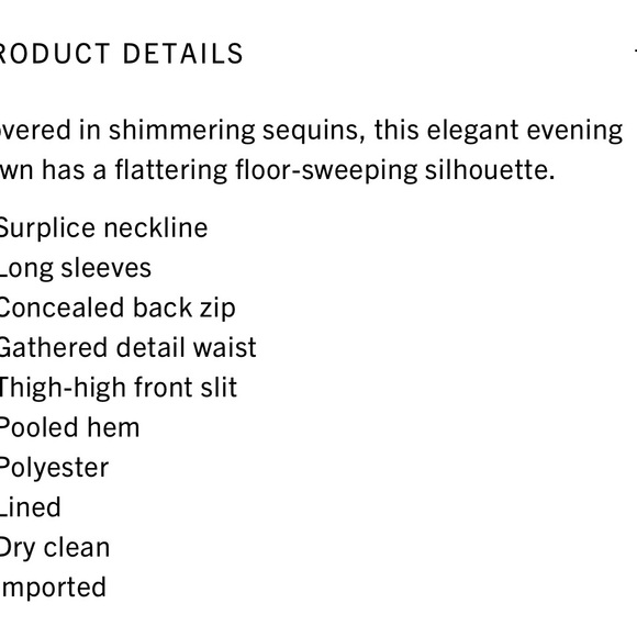 Mac Duggal sequined evening gown midnight size 16 - Picture 8 of 8